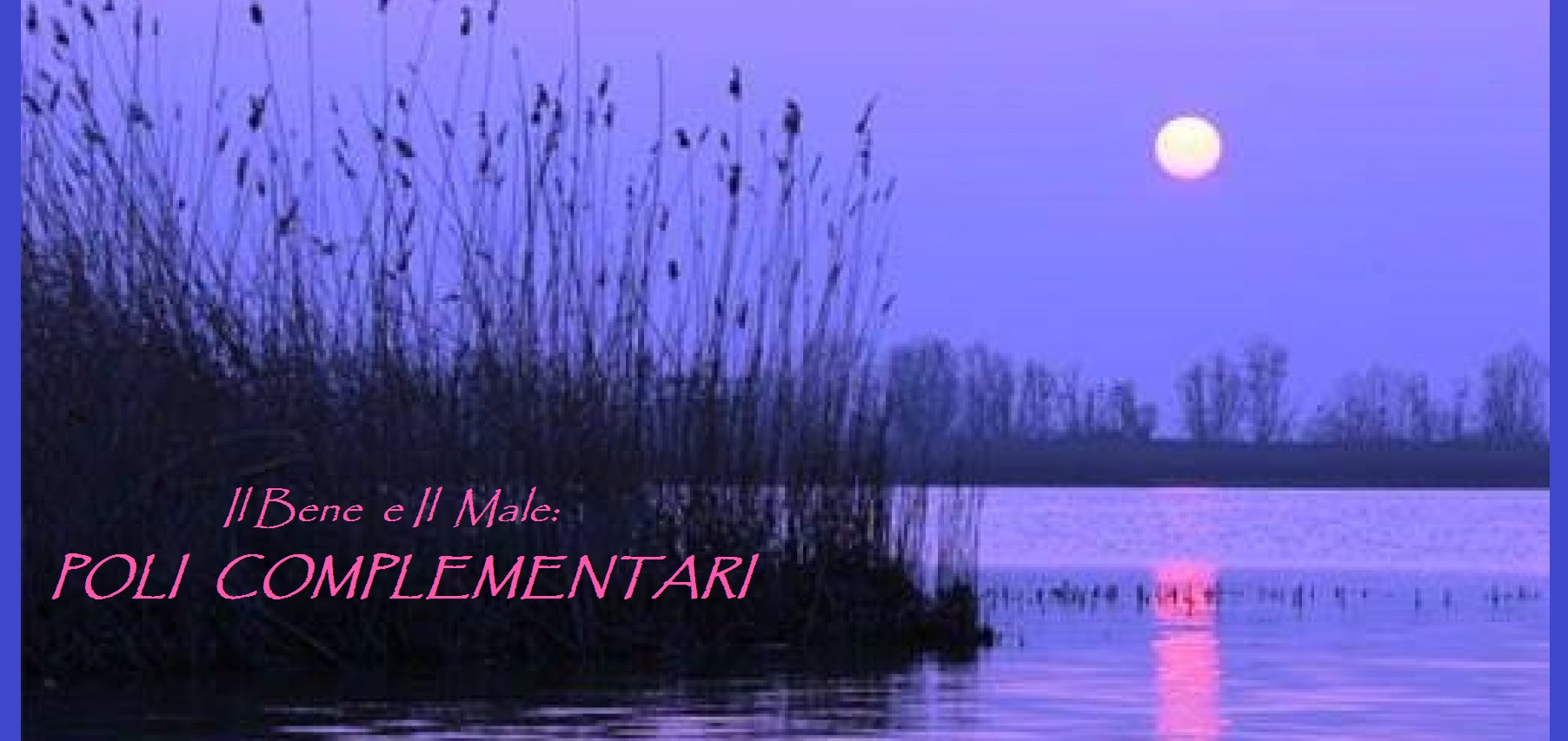 IL BENE E IL MALE: POLI COMPLEMENTARI